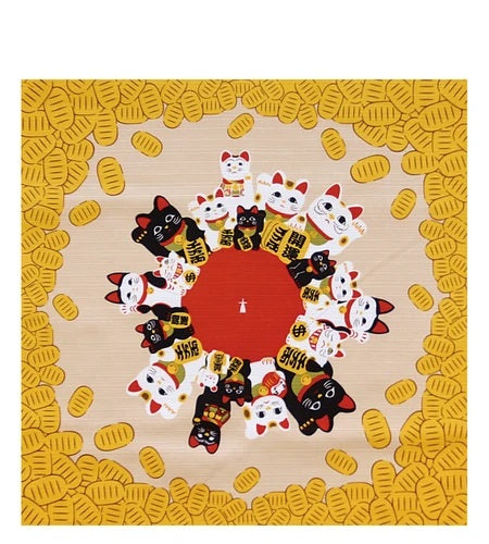 Furoshiki Cloth (Maneki-Neko)