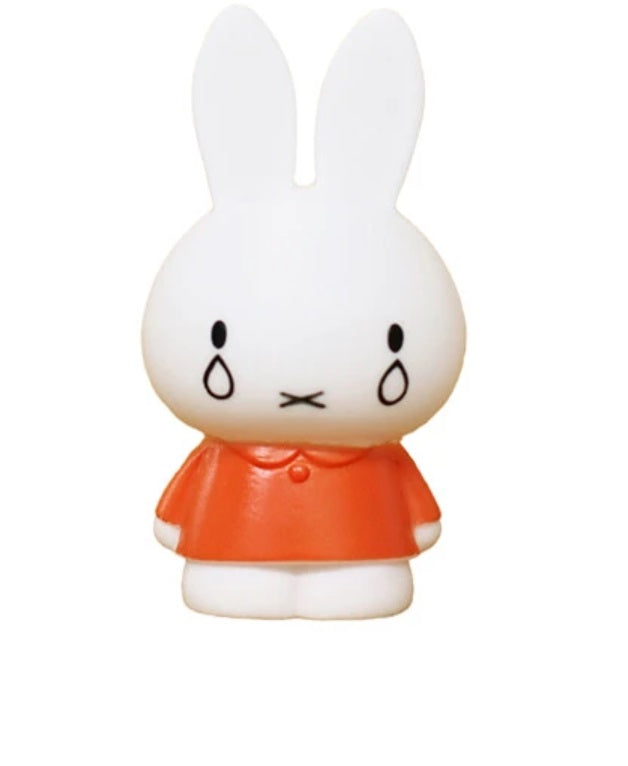 Miffy is Crying in Orange Dresss Figure Puppet Figure