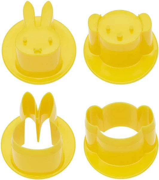 Miffy Face Vegetable Cutter Moulds (Set of 2) – Cute Bento Food Shaper