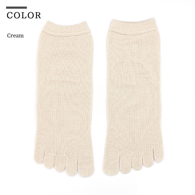 Japanese Five-Toe Socks - Mesh knitting