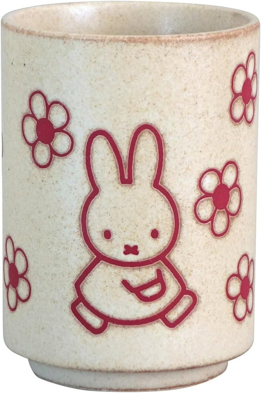 Miffy Floral Tea Cup in Beige -Japanese Porcelain (270ml)