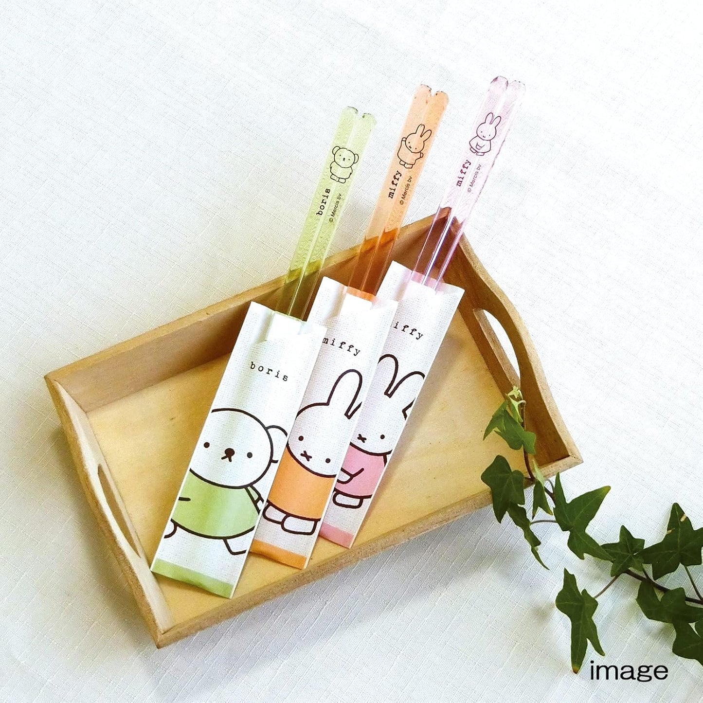 Miffy Clear Pink Chopticks (Made in Japan)