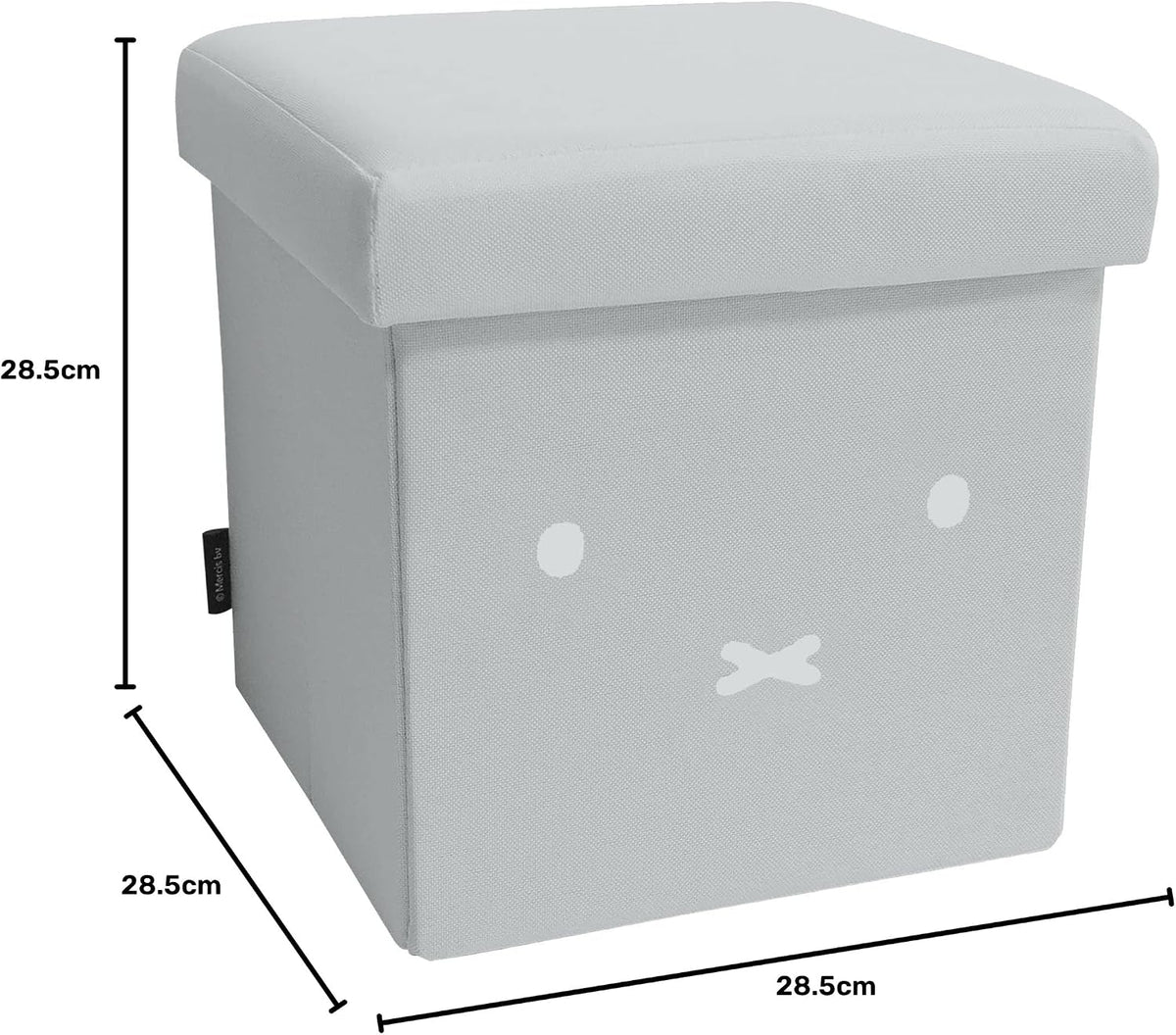 Miffy Foldable Storage Box in Grey
