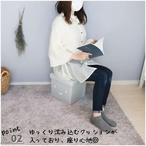 Miffy Foldable Storage Box in Grey